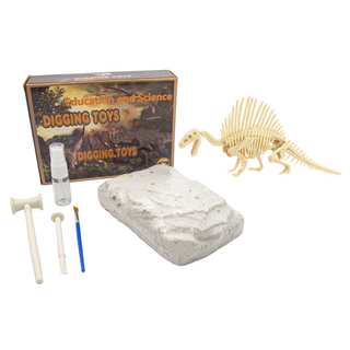 OhBabyLaugh 挖掘考古玩具 B6 脊龍 三歲以上兒童適用, 1個