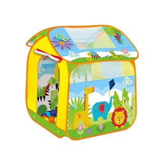 費雪夢幻森林遊戲屋 全方位透視透氣 結構穩定 附海洋球, 1個