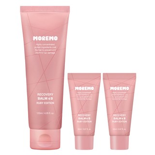 moremo 修護髮油B 紅寶石版 護髮素 120ml + 20ml x 2入, 160ml, 1個