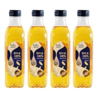 JAIKAO 玄米油, 4個, 500ml