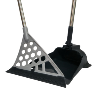 라프 말랑비 쓰레받기 세트, 1세트, 그레이 + 블랙