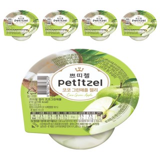CJ petitzel 椰子青蘋果布丁 1入, 5個, 210g