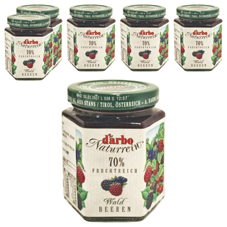 d'arbo 徳寶 奧地利天然果肉果醬 70%森林莓果, 200g, 6罐