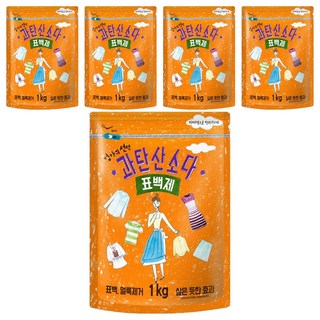 엄마의선택 과탄산소다 표백제, 1kg, 5개