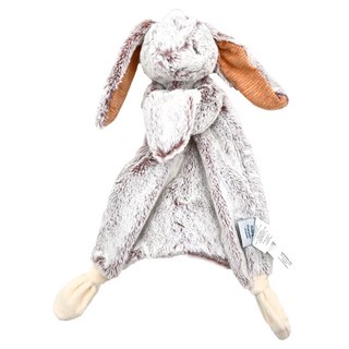 mary meyer 蜜兒 玩偶安撫巾 棉柔材質 柔軟親膚 邊角打結設計, 小米兔, 1個