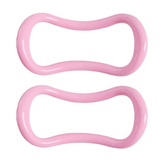 Hyudaon 彼拉提斯小腿瑜珈環 硬式, 2個, 粉紅色