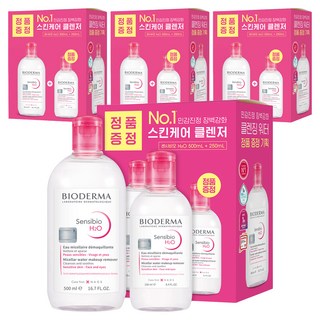 BIODERMA Sensibio H2O卸妝水組 500ml+250ml, 4組