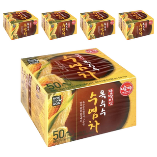 NOKCHAWON 綠茶園 玉米鬚茶 50包, 韓國人的飯後常備飲品，去油解膩，利尿排毒, 1.5g, 5盒