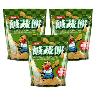 華元 鹹蔬餅, 172g, 3包