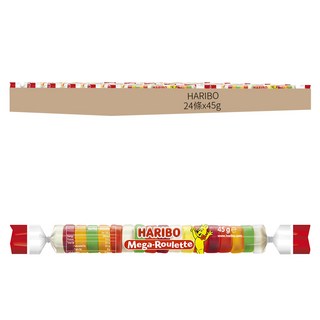 HARIBO 鈕扣Q軟糖 水果風味, 45g, 24條
