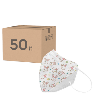 ataraxis 興安 幼童立體醫用口罩 XS, 50片, 1盒, 兔子