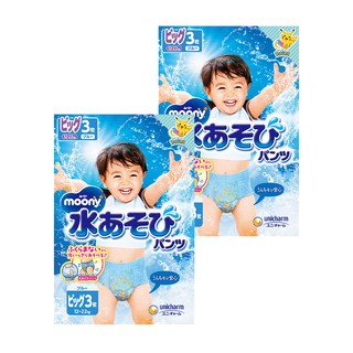 MamyPoko 滿意寶寶 男童游泳玩水褲 12~22kg, XL, 6件
