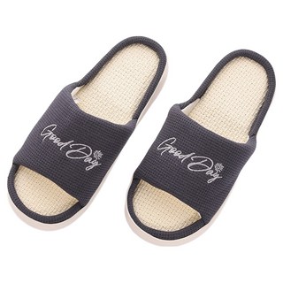 TAY SONG 太松 熱情異國室內蓆拖鞋, 灰藍色, 27cm