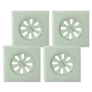 可旋轉防臭地漏芯 9.6 x 9.6cm, 綠色, 4個