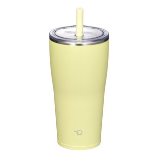ZOJIRUSHI 象印 不銹鋼真空吸管杯 SX-HA72H-YM, 720ml, 1個, 檸檬黃