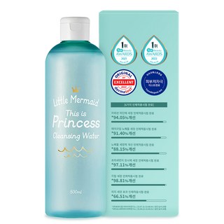 뷰티레시피 리틀머메이드 디스 이즈 프린세스 클렌징워터, 500ml, 1개
