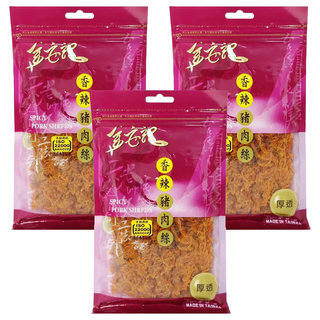 金安記 香辣豬肉絲 厚造 台灣製造, 60g, 3包