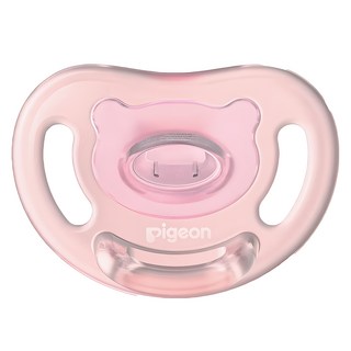 pigeon 貝親 Soft Buddy全矽膠安撫奶嘴 S, 0-3個月, 淺粉, 1個