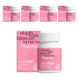 이롭핏 무궁정 60정, 36g, 5개