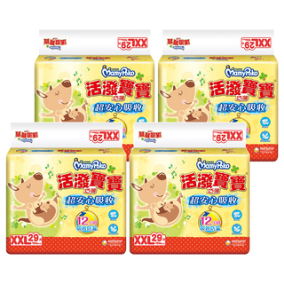 MamyPoko 滿意寶寶 活潑寶寶黏貼型尿布 16kg以上, XXL, 116片