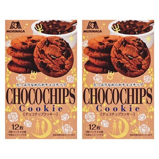 MORINAGA 森永 可可風味餅乾, 12枚入, 111.6g, 2盒