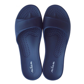 LASSLEY 蕾絲妮 AllClean 環保室內拖鞋/浴室拖鞋 深藍色 台灣製 100%EVA材質, 22cm, 1雙