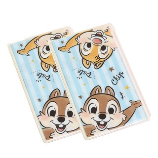 Disney 迪士尼 萬用口罩夾鏈收納袋 BF513D-3, 藍色 + 黃色 + 咖色, 2個