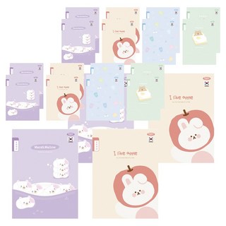 펜피아 800 초등제본 6칸 국어 노트, 랜덤발송, 20개