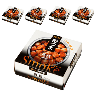 K&K 燻製油漬貝柱, 日本零嘴下酒菜, 50g, 5罐