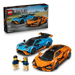 LEGO 77238 Lamborghini Revuelto 和 Huracán STO Lamborghini Revuelto&Huracán STO, 1套, 混和顏色