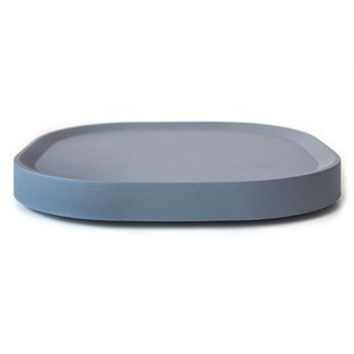 데이지안 바퀴달린 이동식 받침대 라운드 사각, 매트그레이, 1개