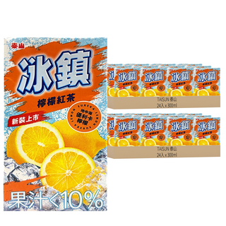 泰山 冰鎮檸檬紅茶 箱裝, 300ml, 48入