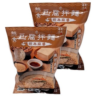 年方十八 輕食豆腐拌麵 經典麻醬 186g, 2包