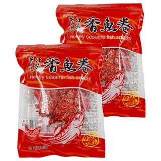 Chiao-E 巧益 香魚卷 蜜汁芝麻, 190g, 2包