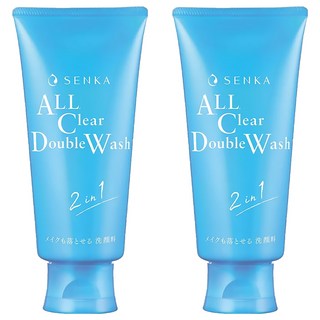 SENKA 專科 台灣公司貨 超微米卸洗兩用潔淨乳 升級版, 120g, 2條