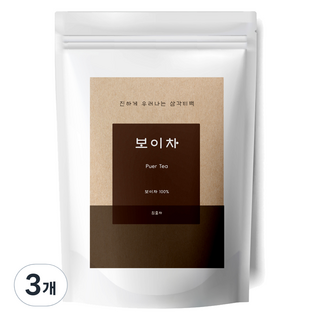 유리아 보이차 삼각티백, 1.2g, 30개입, 3개