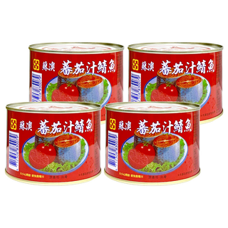 新宜興 蘇澳 蕃茄汁鯖魚 保證不加防腐劑, 445g, 4罐