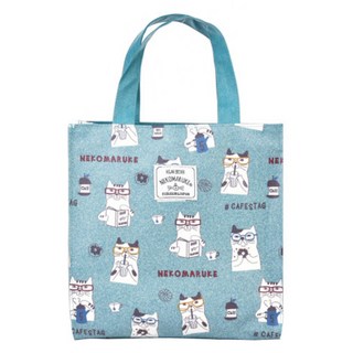 kUSUgURU JAPAN 日本眼鏡貓 NEKOMARUKE貓丸系列 防水覆膜材質萬用包