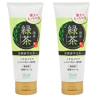 COSMETEX ROLAND Loshi 樂絲 綠茶光澤透明感洗面乳, 120g, 2條