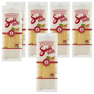 Soós Tészta 雞蛋天使髮絲麵, 200g, 6包