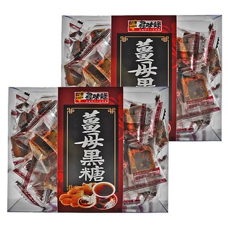 台灣尋味錄 薑母黑糖, 210公克, 210g, 2盒, 1盒