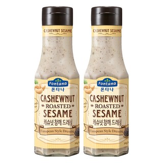 폰타나 캐슈넛 참깨 드레싱, 260g, 2개