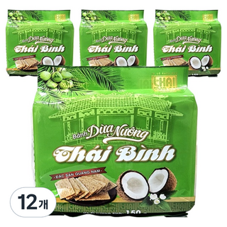 반두아농 다낭 코코넛 크래커, 150g, 12개