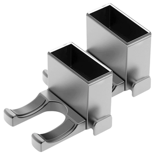 超級工廠 吹風機架 側繞線灰 2個 免打孔 浴室收納