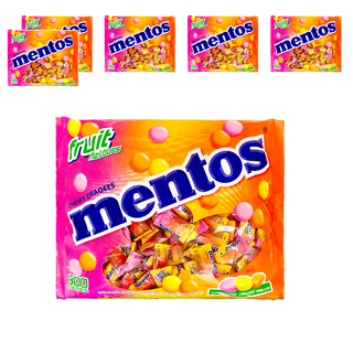 mentos 曼陀珠 獨立包裝曼陀珠 綜合水果口味, 810g, 6袋