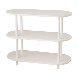 書架置物架 密集板材質 60*30*66CM 白色 DIY商品, 1組