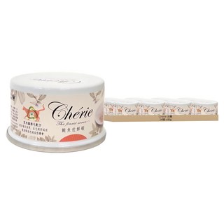 Cherie 法麗 微湯汁室內貓排毛配方 貓罐, 鮪魚佐鮮蝦, 80g, 24罐