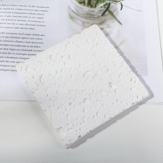 KUIBAO 快豹生活 Travertine天然原石米色洞石托盤, 純白石膏