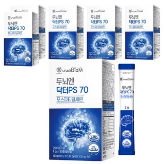 서울대 위바이옴 두뇌엔 닥터PS 70 포스파티딜세린 30p, 60g, 6개