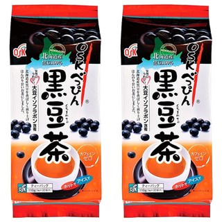 OSK 小谷穀粉 北海道產黑豆茶 零咖啡因, 5g, 22包, 2袋